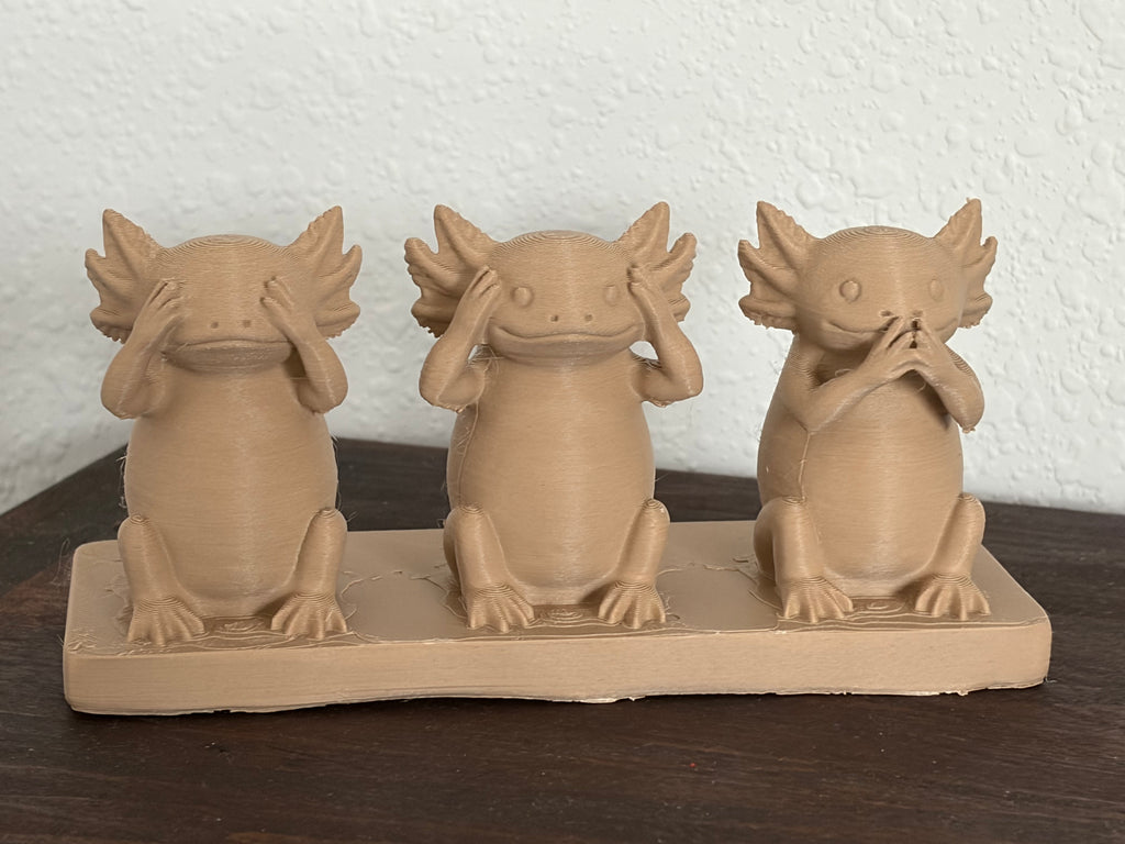 Silent Sages Axolotl Statue