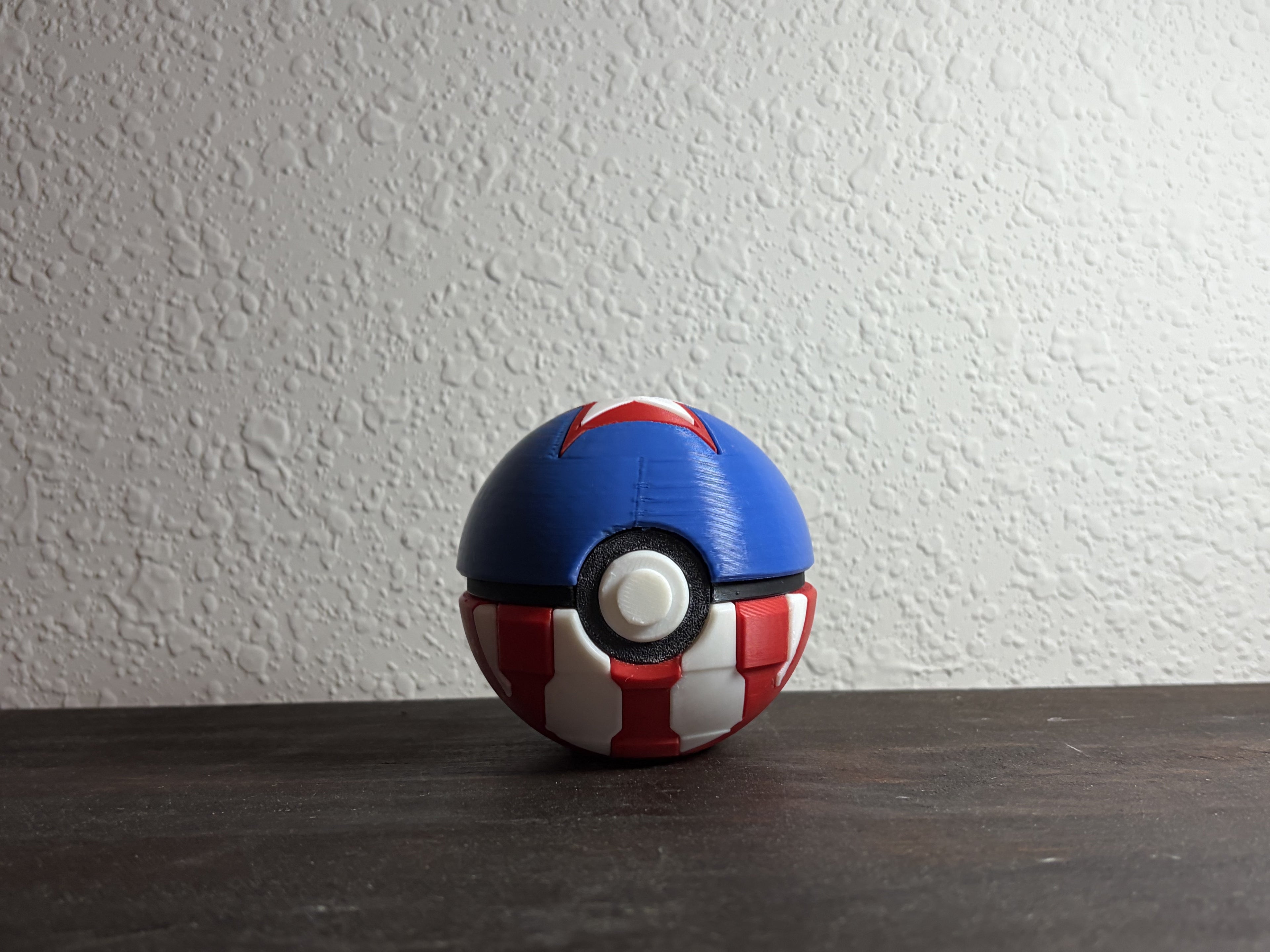 Captain America-Inspired Display Sphere