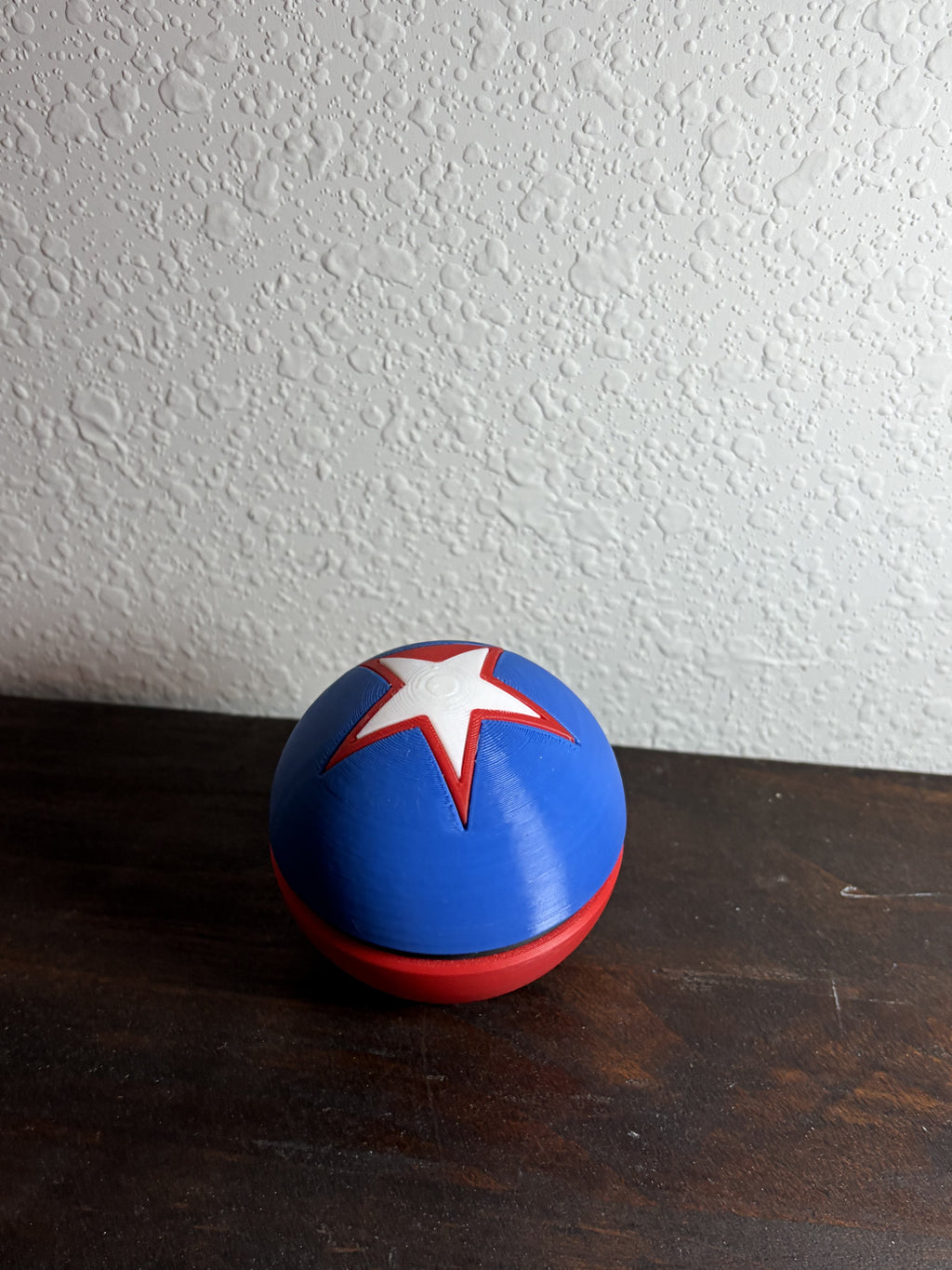 Captain America-Inspired Display Sphere