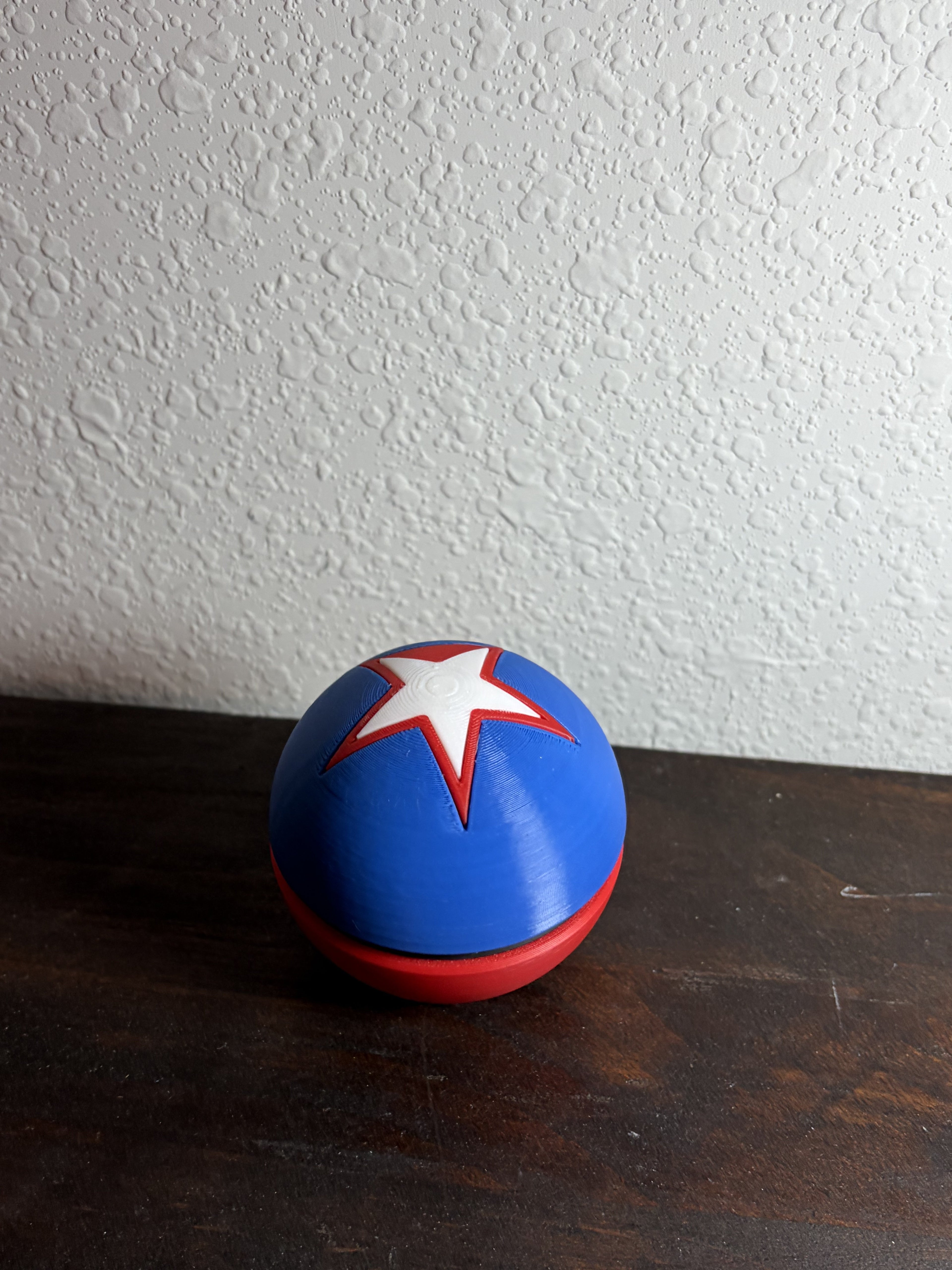 Captain America-Inspired Display Sphere