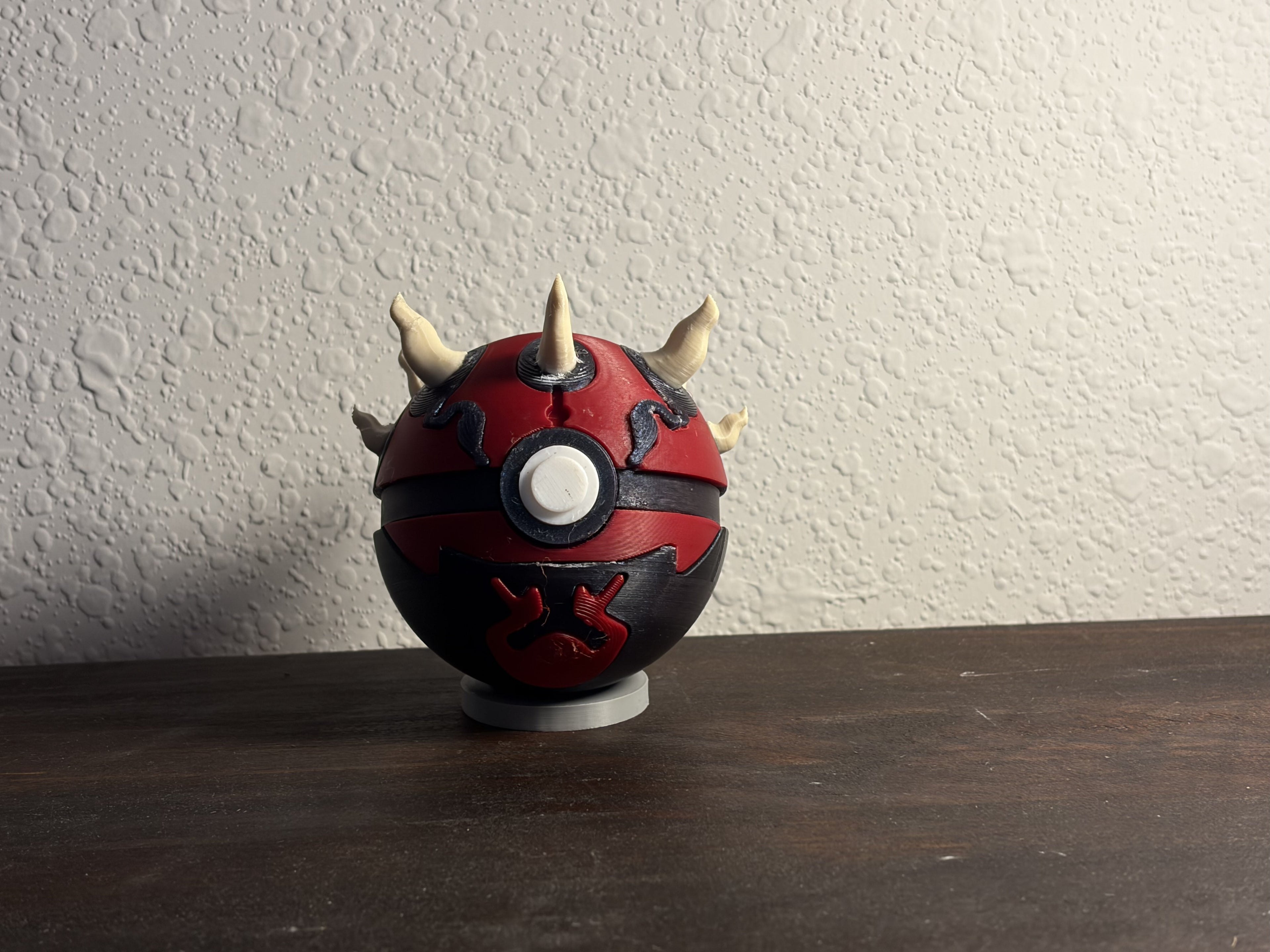 Darth Maul-Inspired Display Sphere