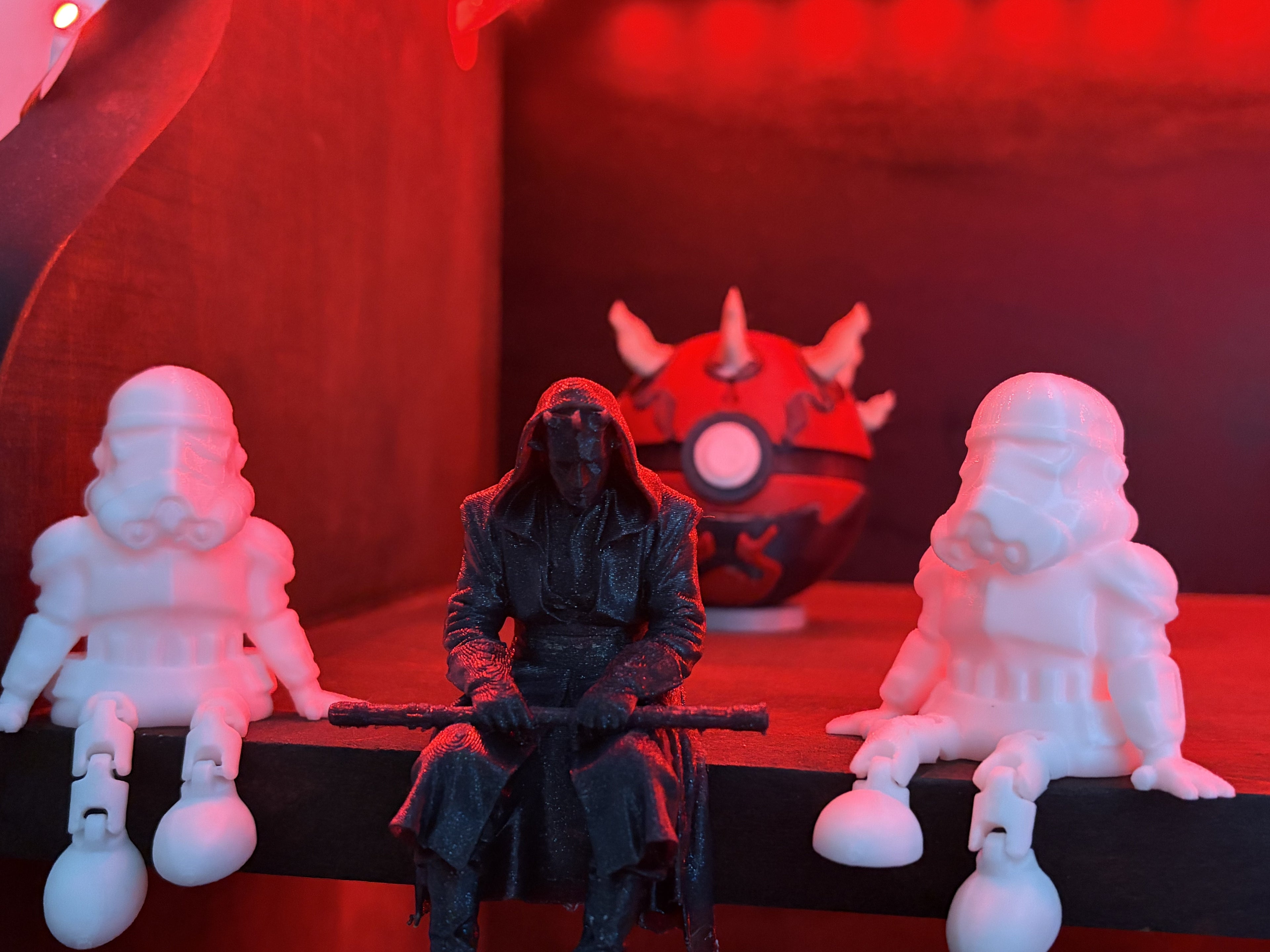 Darth Maul-Inspired Display Sphere